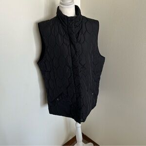 Jones New York Sport Quilted Puffer Vest – Men’s XL – Black